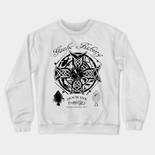 Gaelic fishing hook ink Crewneck Sweatshirt